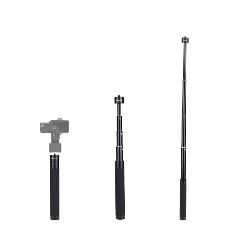 Extension Rod Pole Bar SZ_ABTO Adjustable Selfie Stick for Gimbal Stabilizer Compatible with OSMO Mobile 3 2 Action Gopro Vlog Pocket Zhiyun Smooth 4 Q2 Moza Mini S Handheld Gimbal with 1/4" Thread