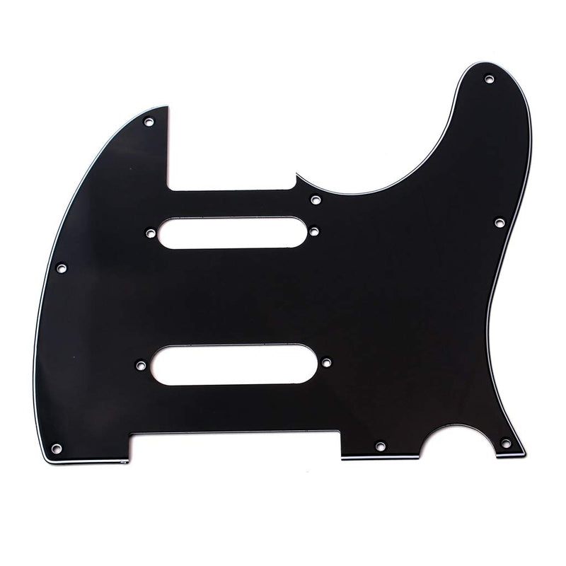 Alnicov Black Guitar Pickguard Scratch Plate Fits For Tl Electric Guitar
