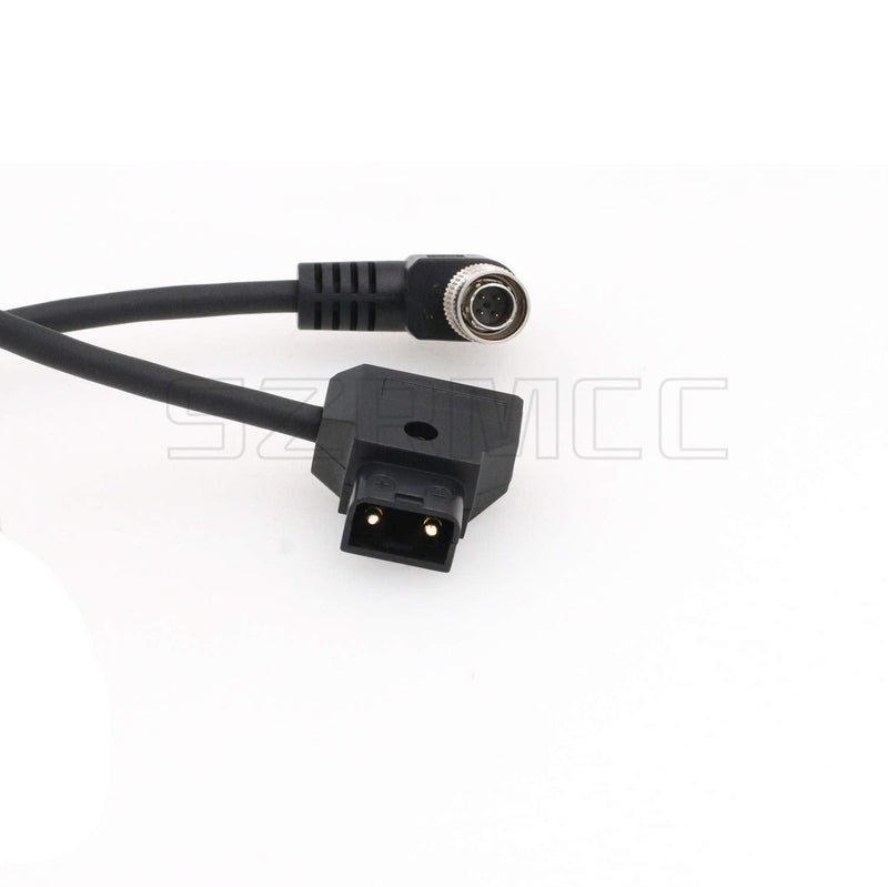 SZRMCC Anton-Bauer IDX D-Tap to Standard Right Angle Hirose 4 pin Male Power Cable for Zaxcom Sound Devices 688 644 633
