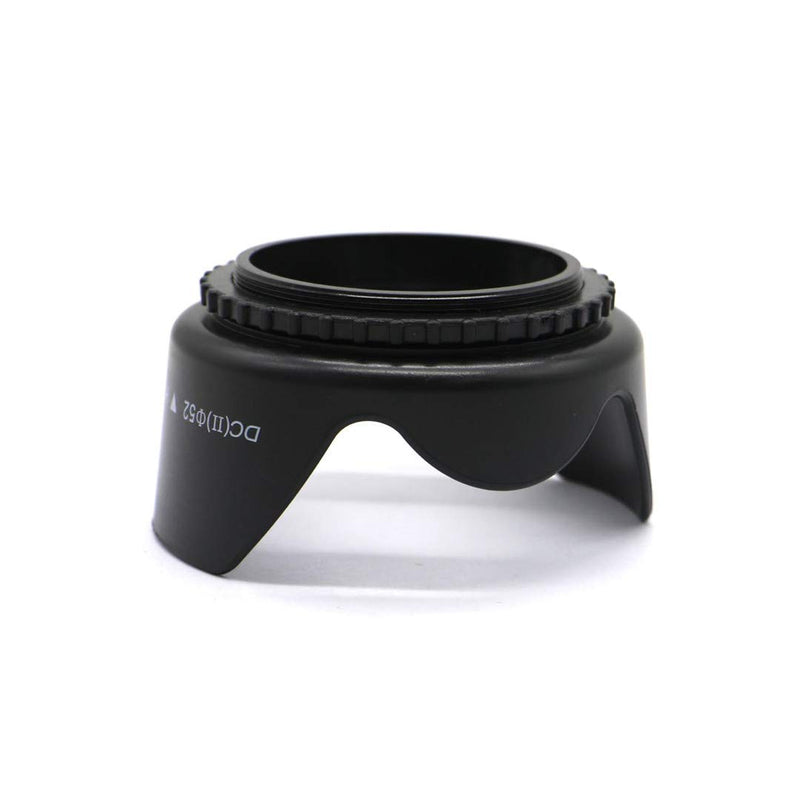 Digital Tulip Flower Threaded Lens Hood for Canon Nikon,Sony,Panasonic,FujiFilm,Olympus,Pentax,Sigma,Tamron,Sun Shade/Shield,Reduces Lens Flare,Blocks Excess Sunlight for Photography 52mm