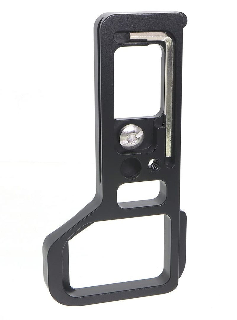 [AUSTRALIA] - HITHUT Hand Grip Extension Quick Release Metal Base Plate Compatible with Sony A7IV A7RIV A9II Camera with 1/4" Screw and Hex Wrench Black 