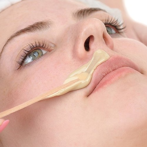 Whaline Wax Spatulas 400 Packs Small Wooden Waxing Applicator Sticks Face & Eyebrows Hair Removal Sticks