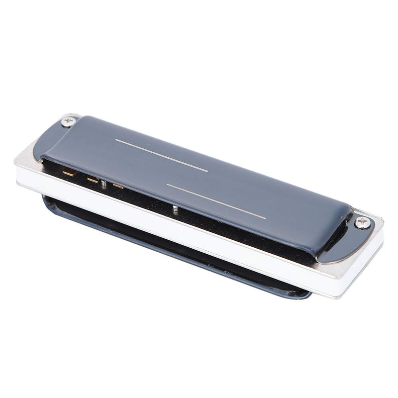 Ab Major Harmonica 10 Holes Mouth Organ for Beginners Professional Performance (White) White