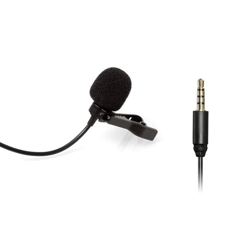 Inov8 Pro Clip-On 3.5mm Lavalier (lapel) Condenser Microphone & Windshield for your Laptop/Smartphone/DSLR Camera and for Zoom/Teams/Video Conference/Vlogging/Podcast