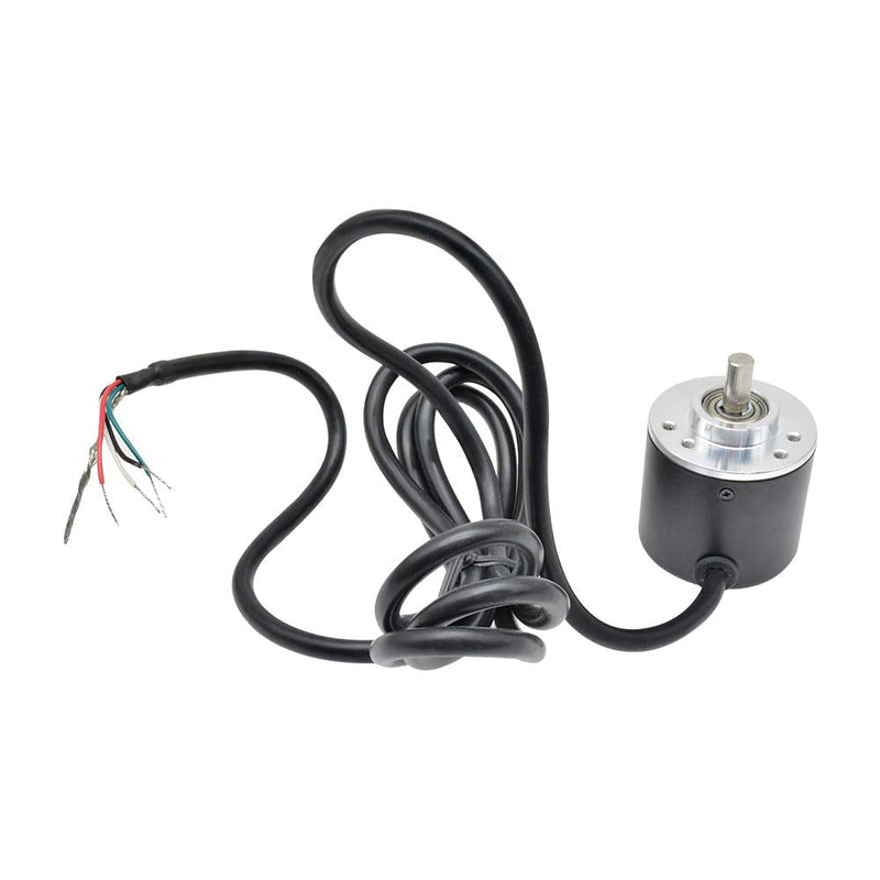 600P/R Rotary Encoder, Aideepen AB 2 Phase Incremental Rotary Encoder 6mm Shaft 5V-24V Wide Voltage