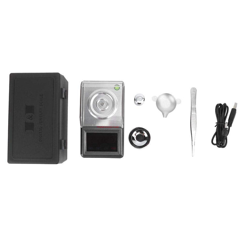 Scale,Jarchii Electronic Scale, 0.0001g 50g g/ct/DWT/ozt/gn/Tl/OZ High Precision Electronic Digital Balance Scale Jewelry Weight Gram Scales for Cooking Weighing Jewelry