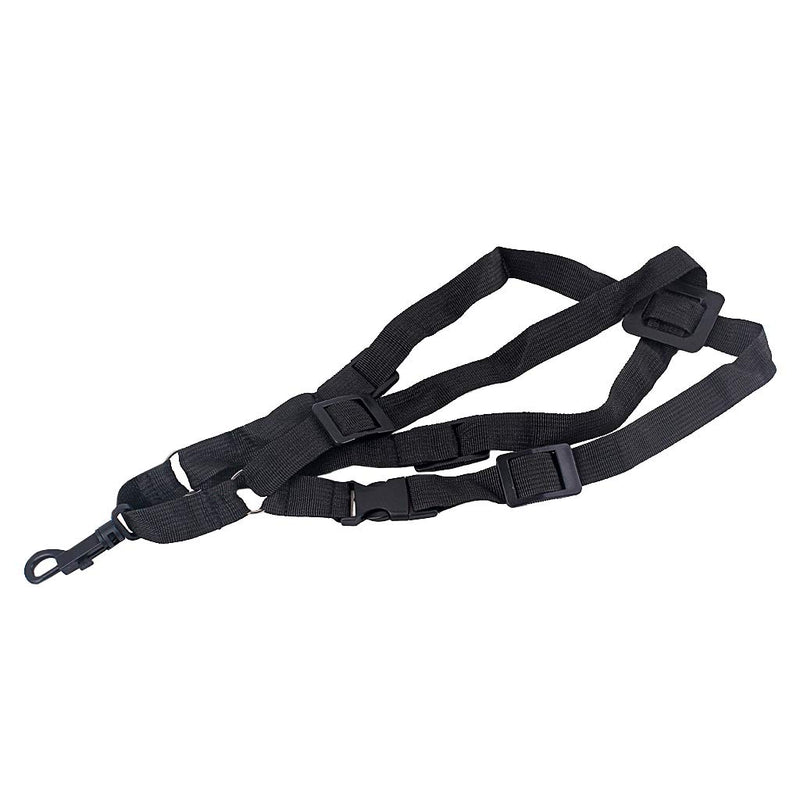 Alnicov Adjustable Saxophone Leather Shoulder Belt Sax Neck Strap Thicken Widen