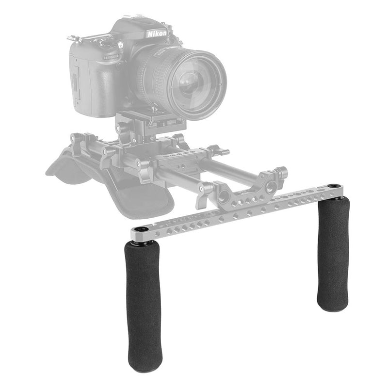 CAMVATE Ultra Light Sponge Handgrip Pair with 15mm Micro Rod Connection for Camera/Monitor Cage Rig