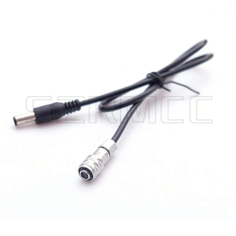[AUSTRALIA] - SZRMCC DC 5.5x2.5mm to Weipu SF610 2 Pin Female Plug Power Cable for BMPCC 4K Blackmagic Pocket Cinema 4K Camera (Straight Cable, Straight DC2.5mm) Straight Cable 