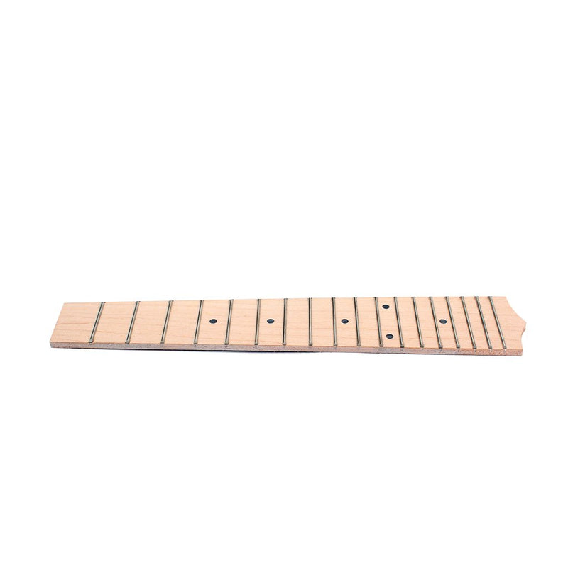 Alnicov 24 Inch Maple Ukulele Fingerboard Fretboard with 18 Frets for Concert Ukulele Replacement parts