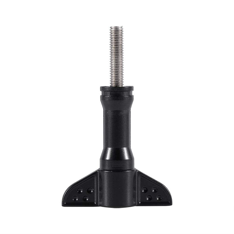 5Pcs 6cm Long Thumbscrew Set Compatible with GoPro/for Sjcam/Xiaomi Yi/AEE Sport Cameras, Easily Tighten and Loosen Screws, Stainless Steel and ABS Screw