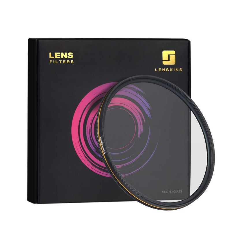 LENSKINS 82mm CPL Circular Polarizing Filter for Camera Lenses, 16-Layer Multi-Resistant Nano Coated, Ultra Slim, German Optics Glass, Weather-Sealed, Circular Polarizer Filter with Lens Cloth