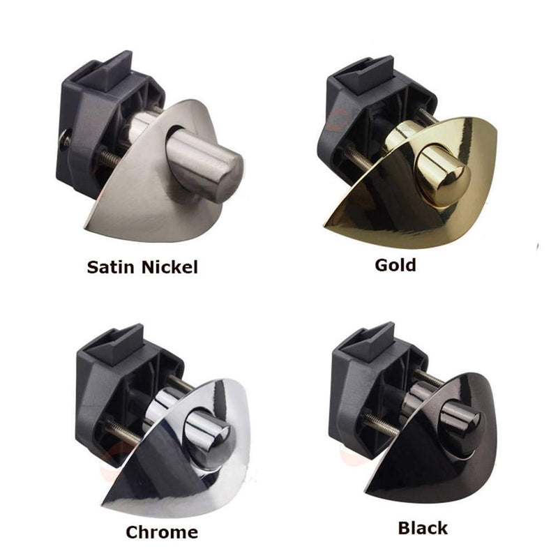 Encell Set of 4 Push Latch Catch for RV Caravan Cupboard Motorhome Boat Satin Nickel