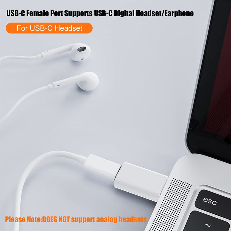 USB-C Female to USB-A Male Adapter,Compatible with Apple MagSafe to USB Wall Plug,Type-C to A Charger Cable Connector for iPhone 11 12 Mini Pro Max,MacBook,iPad,Galaxy Note,Google Pixel 5 4 3 2 XL ABS-2Pack