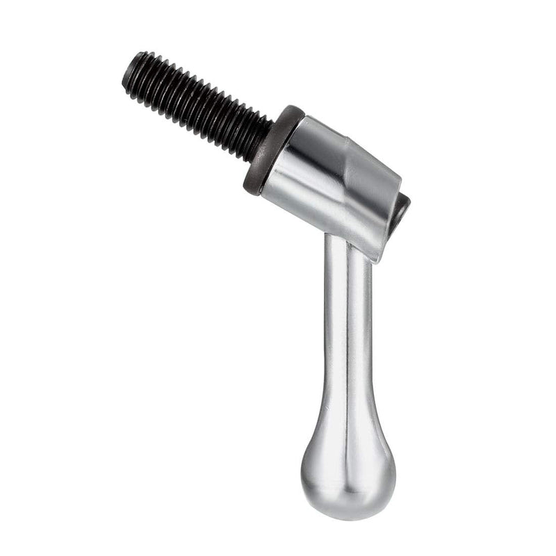 uxcell M10 x 25mm Handle Adjustable Clamping Lever Thread Push Button Ratchet Male Threaded Stud