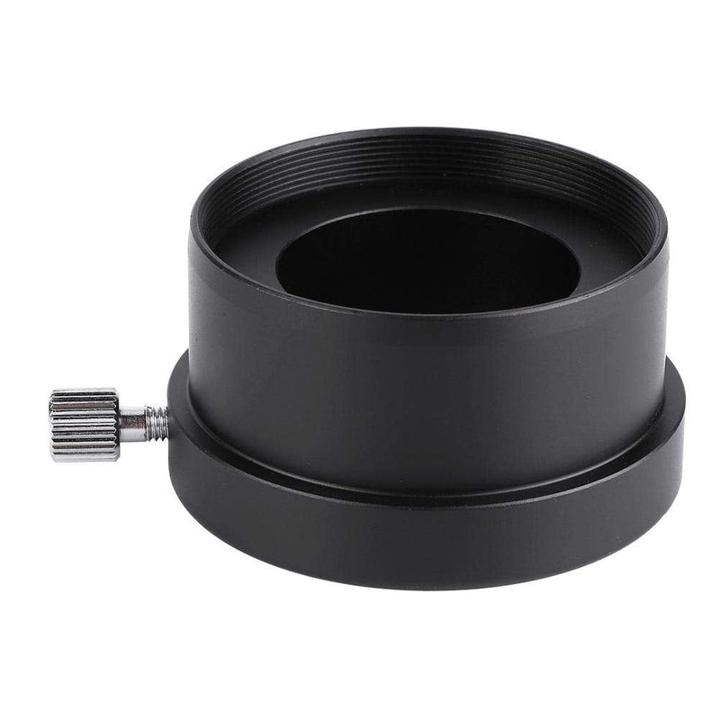 Telescope Adapter, Compression Ring Fitting, 2" to 1.25" Telescope Eyepiece Mount Adapter, Black Metal Accessories Adaptor, Protect Eyepiece Barrels