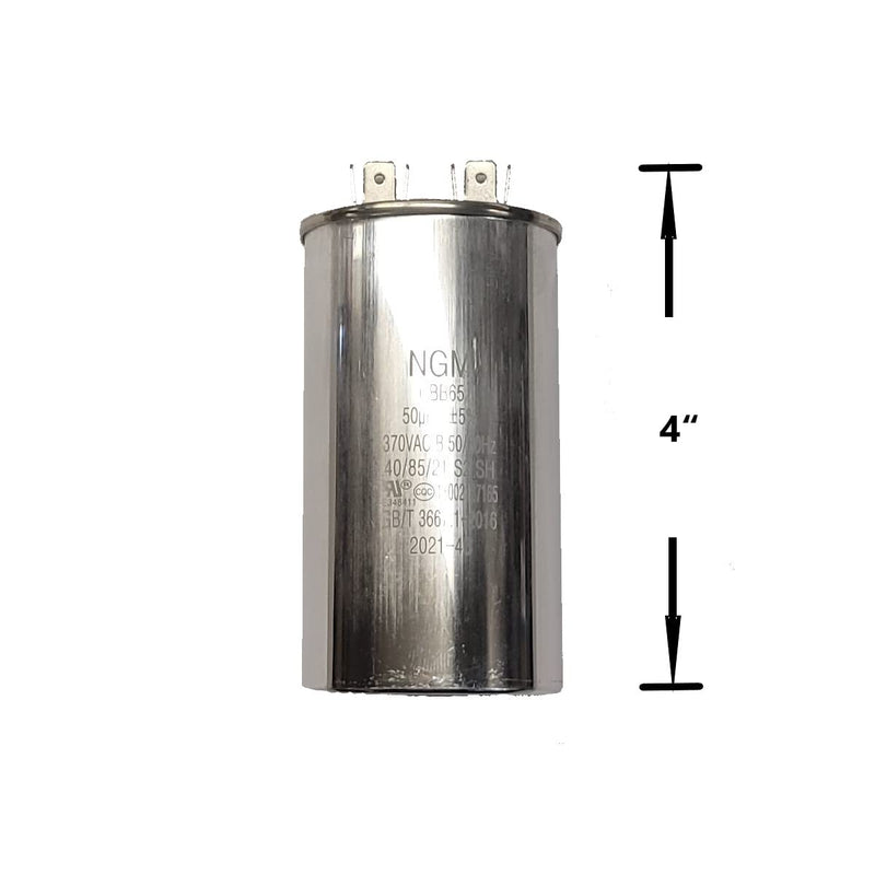 [AUSTRALIA] - QX6550-NGM Capacitor Motor Run Round 50 uF MFD 370 V VAC Volt HVAC 