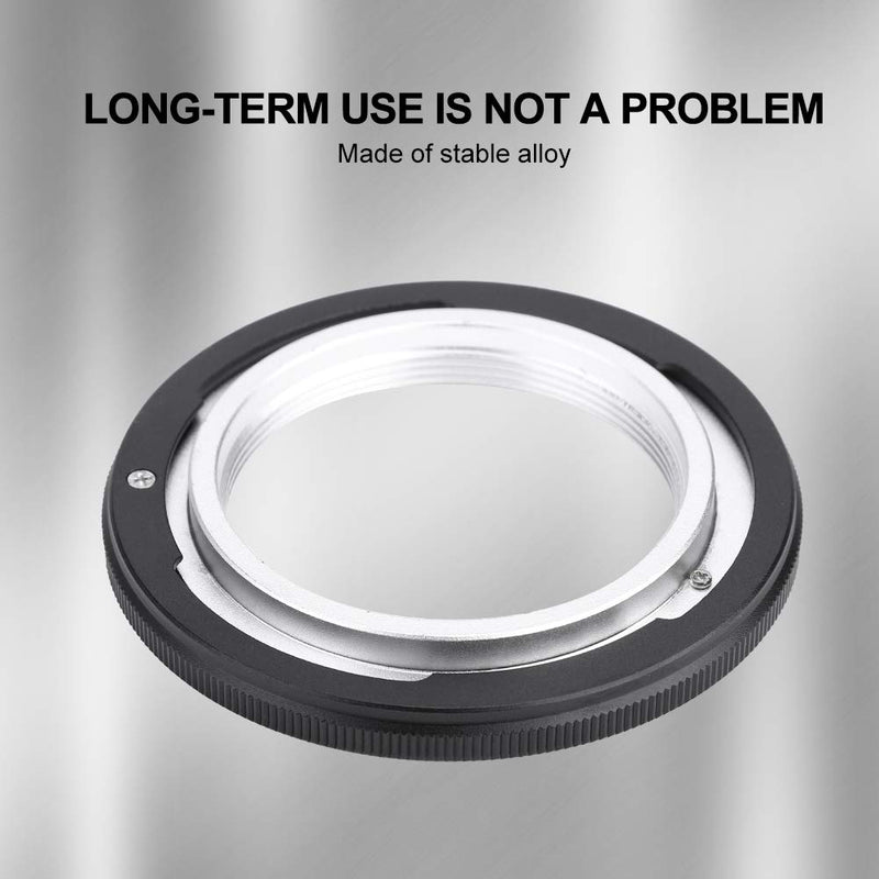 V BESTLIFE Alloy Lens Mount Adapter, M42 Type 2 Screw Mount Lens for Canon FD Camera(A-1, AE-1 Program, F-1, FTB and Others), Black