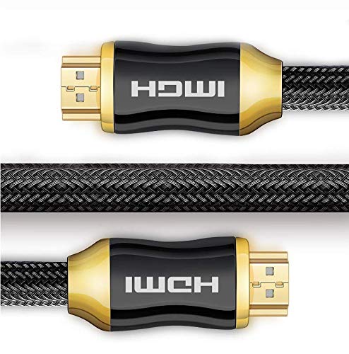 HDMI Long Cable, Video Cables 10FT Long hdmi Cable Gold Plated 2.0 Cable 1080P 3D Cable 4k hdmi Cable Braided Cord Ultra for HDTV Splitter(Gold)