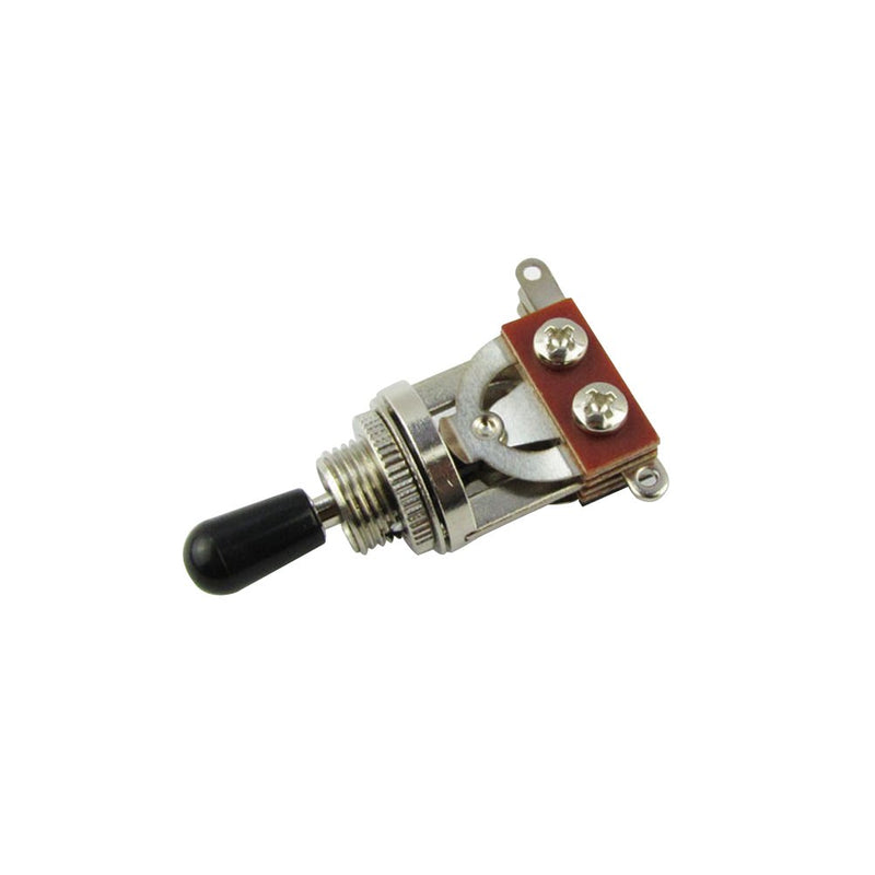 Musiclily Plastic 3 Way Pickup Selector Toggle Switch for Gibon Epiphone Les Paul Guitar Part, Black Tip