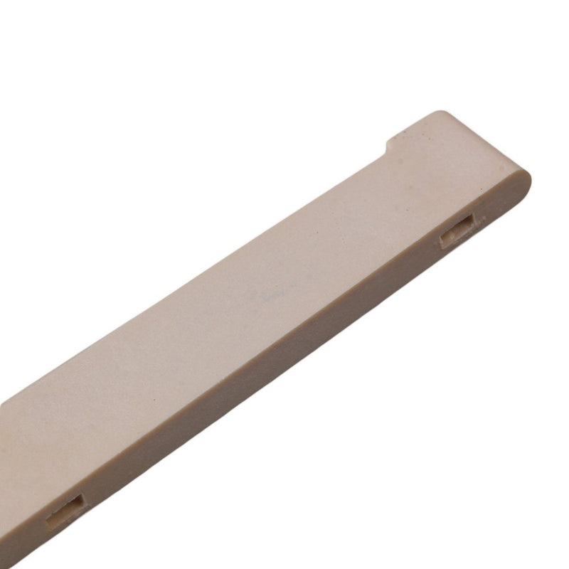 Beige PPS Acoustic Guitar Bridge Nut & Saddle (44x6x9/72x3x8mm) 44x6x9/72x3x8mm