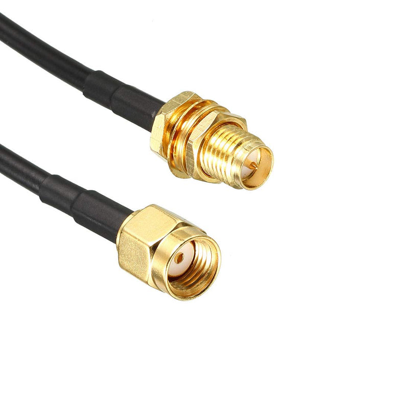 [AUSTRALIA] - uxcell Antenna Extension Cable RP-SMA Male to RP-SMA Female Low Loss RG174 for Ham Radio, Antenna, Wireless LAN Devices 25 ft 2pcs 25 Feet 