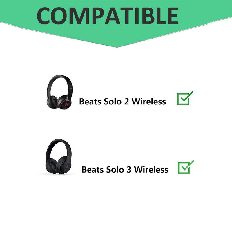[AUSTRALIA] - Solo 2/3 Wireless Earpads - Replacement Ear Cushion Cover Pad Compatible for Beats by Dr. Dre Solo3.0 Solo 2.0 Wireless On-Ear Headphones (Purple/Violet) Purple 