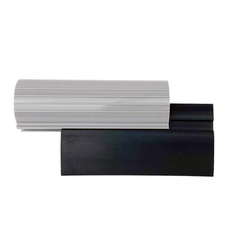 ECOmorning 4 Inch Mini Squeegee Silicone Squeegee with Rubber Water Blade, Anti-Slip Handle for Car Wraps, Window Tint, and Cleaning Bathrom or Kitchen Sink 1pcs,with Handle