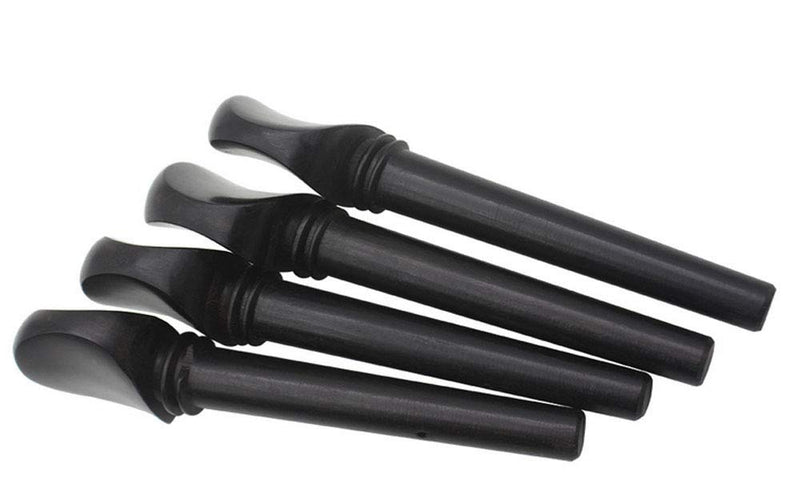 [AUSTRALIA] - Jiayouy 4pcs 4/4 Size Cello Tuning Peg Set Replacement for Cello String Instrument Accessories No Hole Solid Wood 