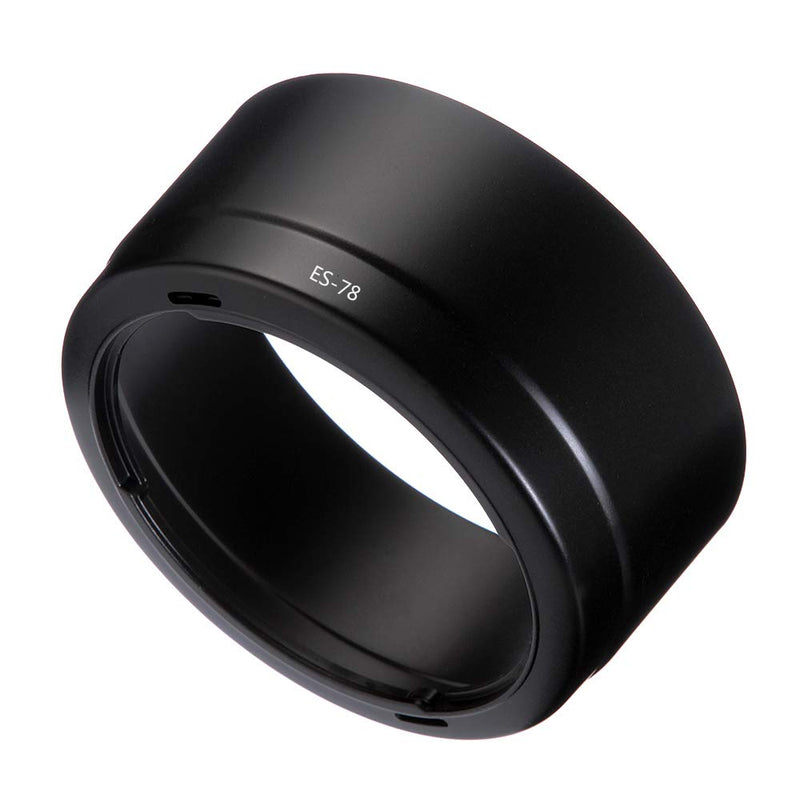 Foto4easy ES-78 Lens Hood,72mm Bayonet Mount Lens Hood for Canon EF 50 f/1.2L USM Lens (Black)