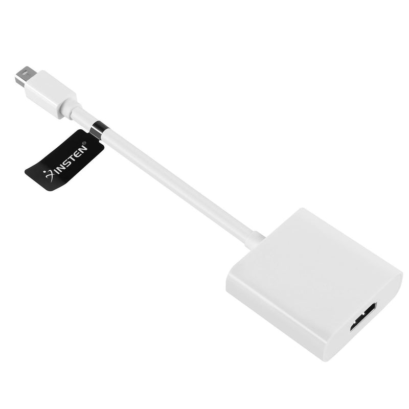 Insten Mini Display Port Thunderbolt Port to HDMI HD TV Cable Lead Adapter Compatible with Mac Mini/Air/Pro 13"/ Pro 15"/ Pro 17", Microsoft Surface Pro/Surface Pro 2/Surface Pro 3