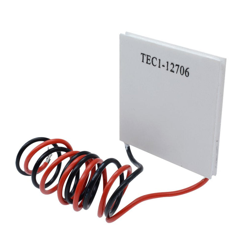 Aideepen TEC1-12706 12V 6A 60W 5pcs Heatsink Thermoelectric Cooler Cooling Peltier Plate Module 40x40MM