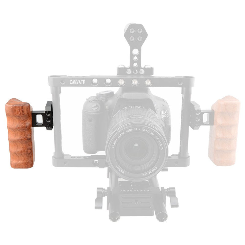 CAMVATE Wooden Handle Grip for Panasonic Camera GH Series(Right Hand) - 1649