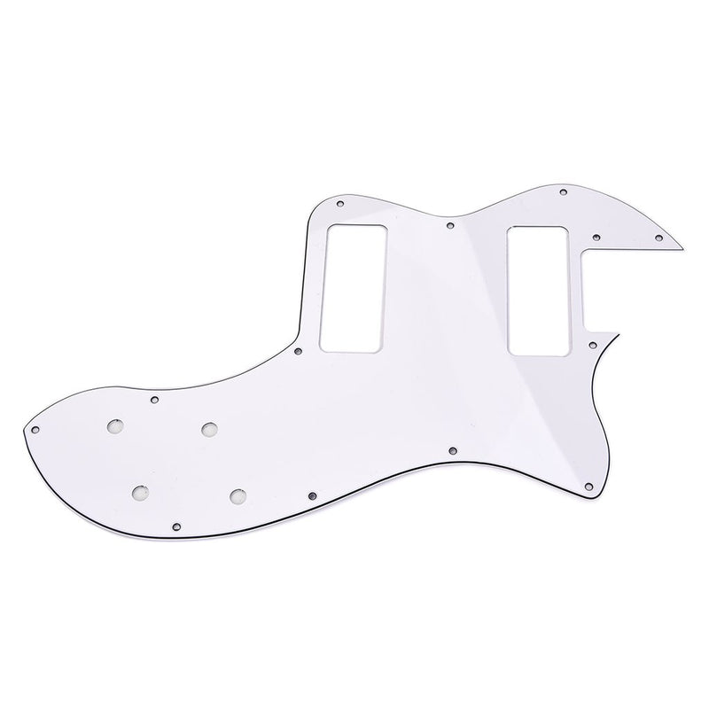 Alnicov Guitar Pickguard for Telecaster Classic Player Thinline P90 Style Scratch Plate White