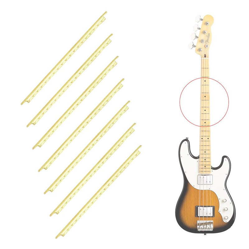 39inch Guitar Fingerboard Brass Fret, Width 2.2mm Guitar Fret Wire for Classical Acoustic Guitar 19pcs/set