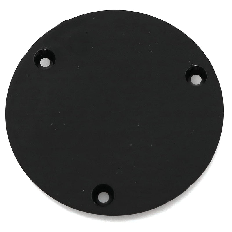 LQ Industrial Les Paul Rear Control Cover 2PCS Round and Diamond Black Switch Plate Cover For Epiphone Les Paul