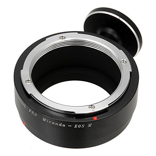 Fotodiox Pro Lens Mount Adapter - Miranda (MIR) Mount Lenses to Canon EOS M (EF-m Mount) Camera Bodies, fits EOS M, M2 Digital Mirrorless Camera