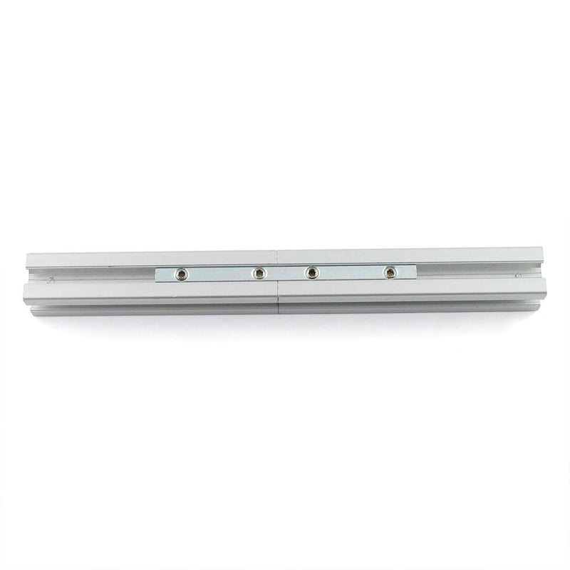 PZRT 4-Pack 2020 Series Aluminum Profile Straight Line Connector,Length 3.9 Inch Bracket Fastener with M5 Screw,for T Slot 6mm Aluminum Extrusion Profile Connect Parts
