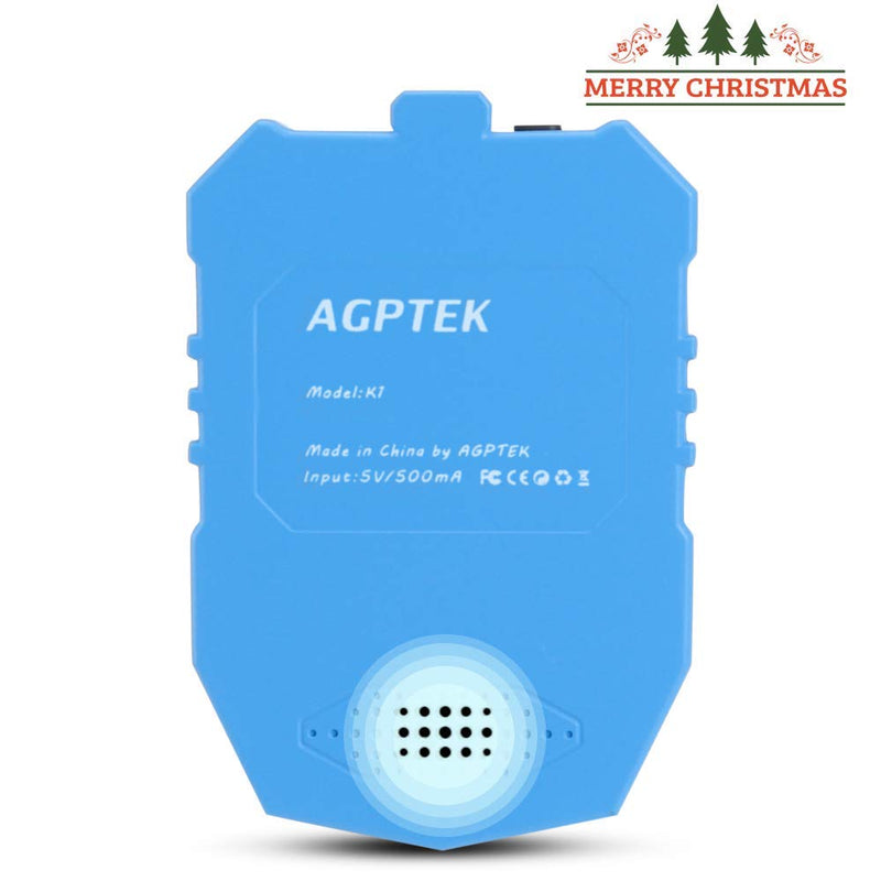 MP3 Player for Kids, AGPTEK K1 Portable 8GB Children Music Player with Built-in Speaker, FM Radio, Voice Recorder, Expandable Up to 128GB, Blue, Upgraded Version