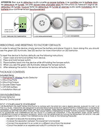 Ecolink Zigbee Wireless Siren Audio Detector, White (FFZB1-ECO)