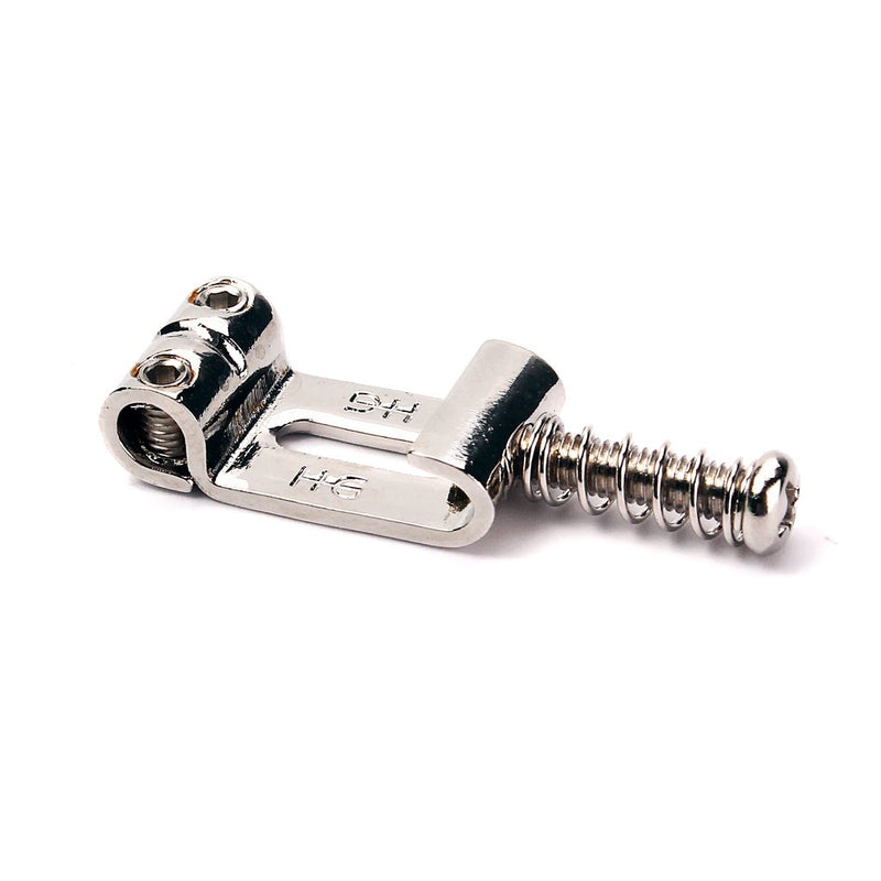 Alnicov Electric Guitar Saddle,6 Roller Bridge Saddles for Strat Tele Electronic Guitar Chrome