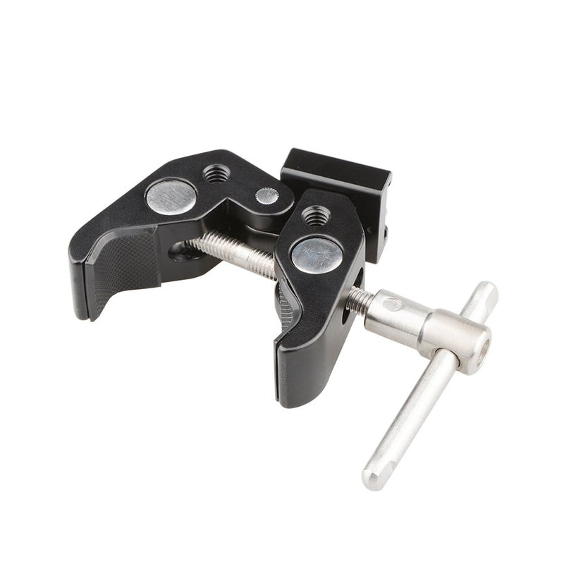 CAMVATE Super Clamp with Cold Shoe Mount for Camera Flash Light Accessories