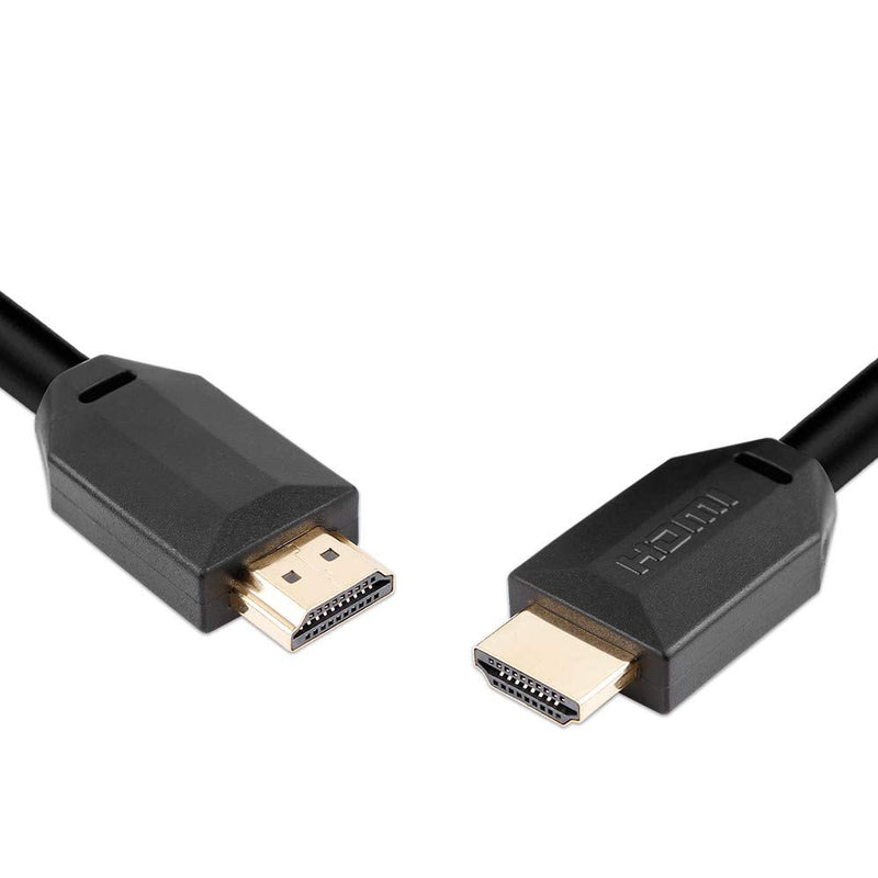 C&E High Speed HDMI Cable with Ethernet Black, (6 Feet/1.8 Meters), Supports 4K, 3D and Audio Return (2 Pack) 6 Feet (2-Pack) HDMI Male to Male 2 Pack