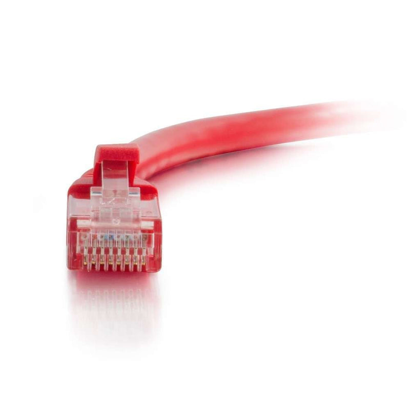 C2G 27186 Cat6 Cable - Snagless Unshielded Ethernet Network Patch Cable, Red (50 Feet, 15.24 Meters) UTP 50 Feet/ 15.24 Meters