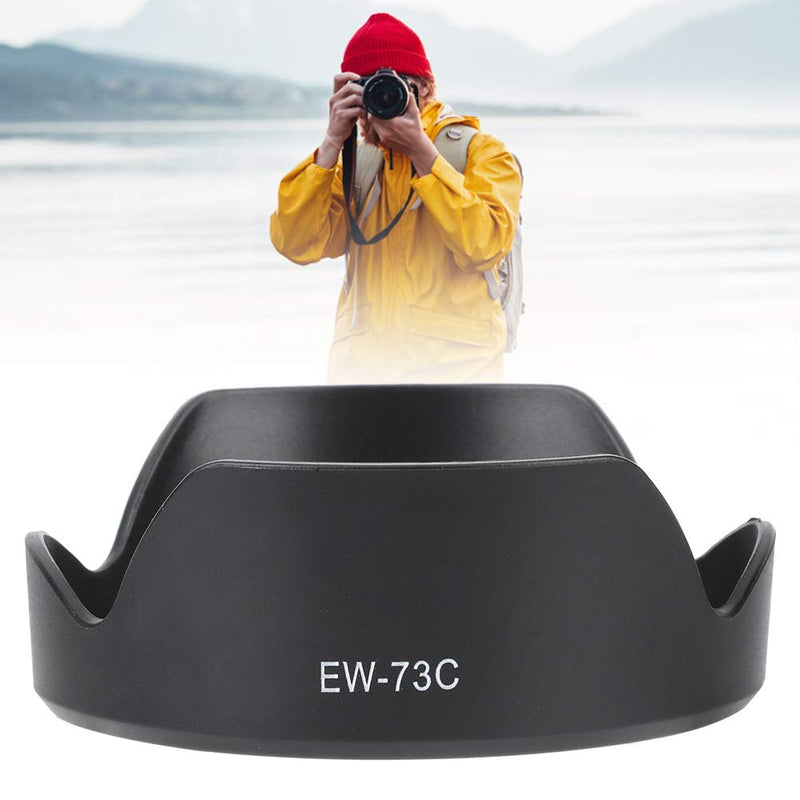 Oyunngs 【𝐄𝐚𝐬𝐭𝐞𝐫 𝐏𝐫𝐨𝐦𝐨𝐭𝐢𝐨𝐧 𝐌𝐨𝐧𝐭𝐡】 EW?73C Camera Lens Hood Black Camera Lens Hood Plastic for EF?S 10?18mm f/4.5?5.6 Camera Lens