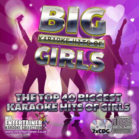 GIRLS KARAOKE CD+G (CDG) Disc Pack. 40 Greatest Female Songs Ever