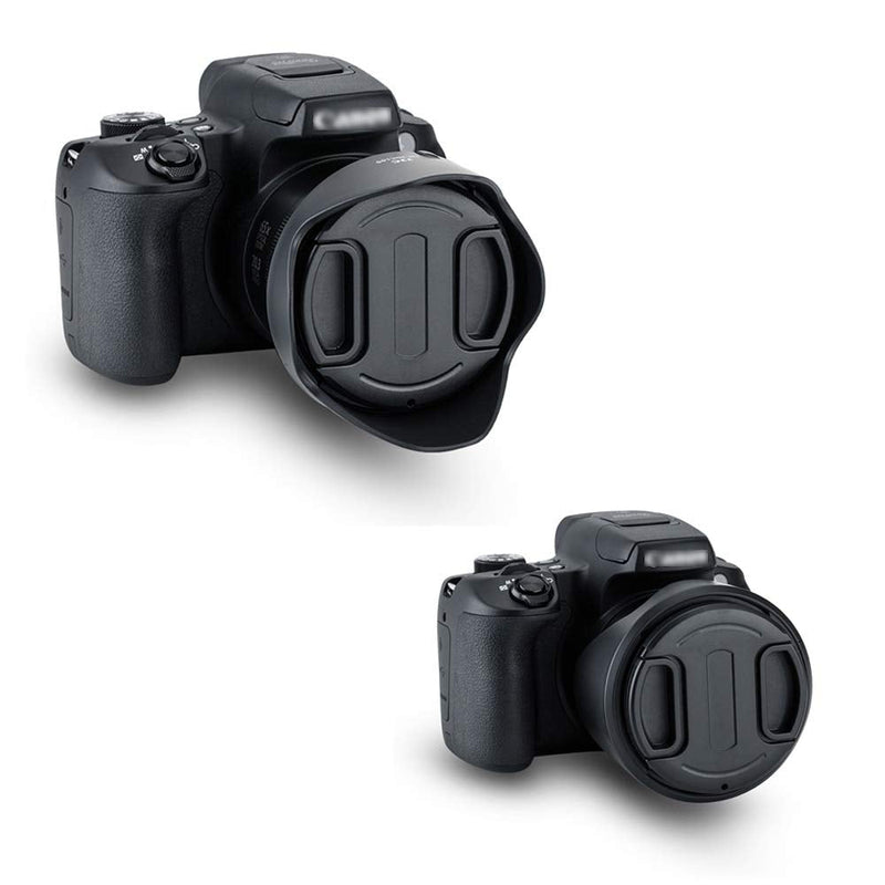 [AUSTRALIA] - 67mm Lens Hood Shade & Filter Adapter for Canon PowerShot SX70 HS SX540 HS SX530 HS SX520 HS G3 X SX60 HS SX50 HS SX40 HS SX30 is SX20 is Replaces Canon LH-DC100 & FA-DC67B 