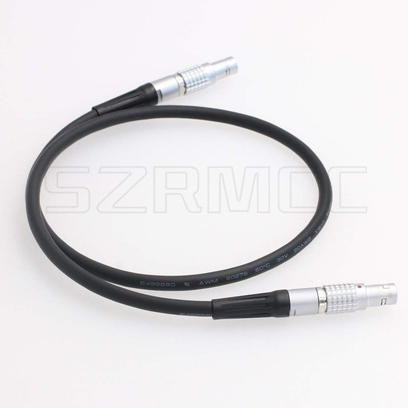 SZRMCC Nucleus-M 0B 7 Pin Male to 0B 7 Pin Male for Wireless Follow Focus Motor Connection Control Cable Daisy-Chained to 7-pin (Straight-Straight 50cm) Straight-Straight 50cm