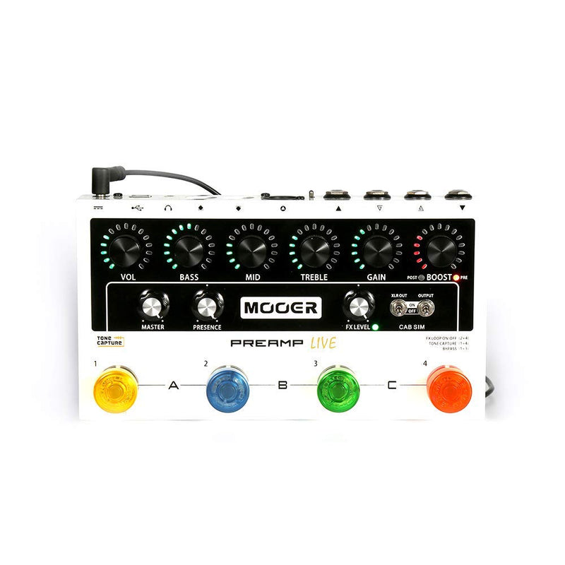 MOOER GE200 Multi Effects Kit (Footswitch Topper) Footswitch Topper