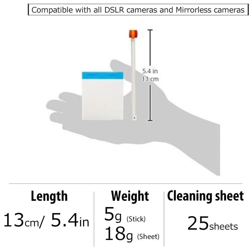 [AUSTRALIA] - Pentax Sensor Cleaning Kit O-Ick1: Professional Sensor(Ccd/CMOS) Cleaning for Digital Slr Cameras, Mirrorless Cameras and Lenses Easy to Use with Urethane Resin Stick and Cleaning Sheets Made in JAPAN 